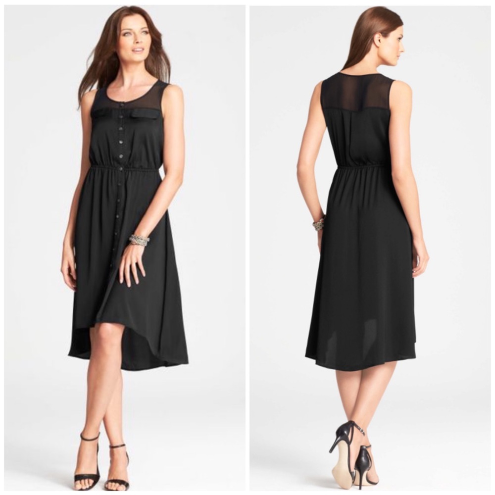 *NWT* Ann Taylor High Low hem shirt dress